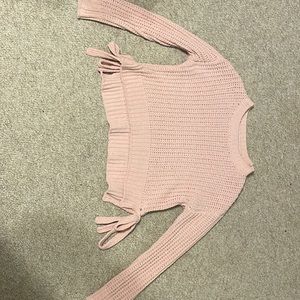 Pink sweater